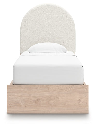 Arloster Upholstered Panel Bed With Storage