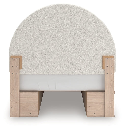 Arloster Upholstered Panel Bed With Storage