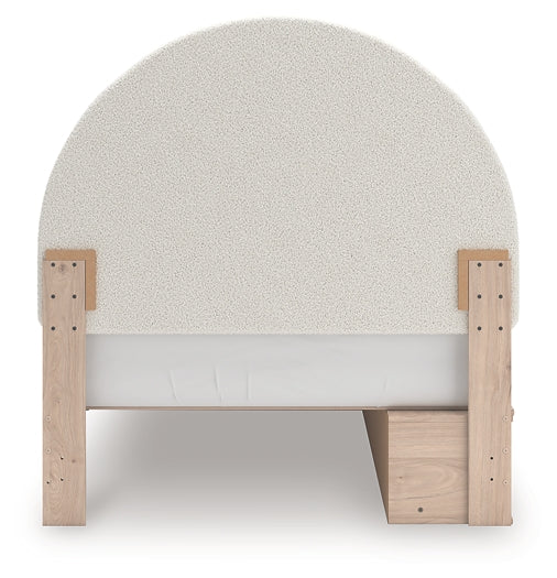 Arloster Upholstered Panel Bed With Storage