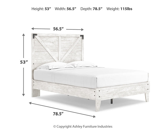 Shawburn Crossbuck Panel Platform Bed