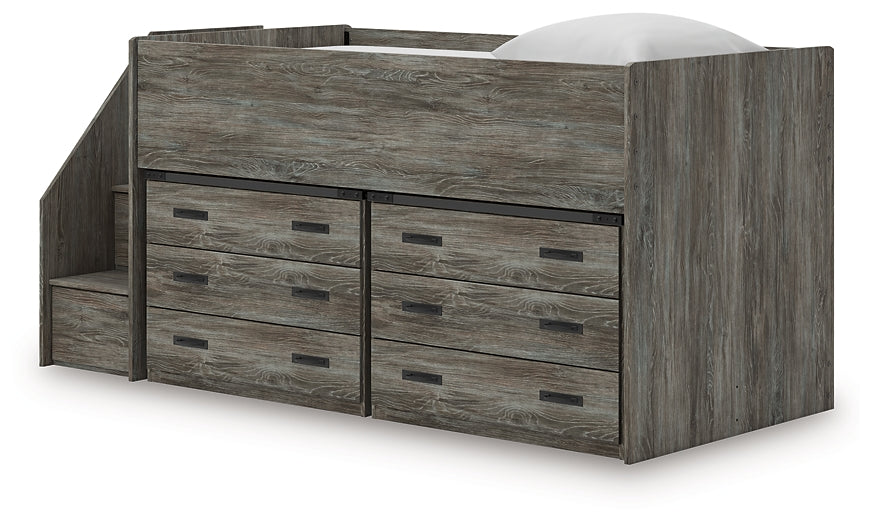 Frandern Loft Bed With Drawer Storage