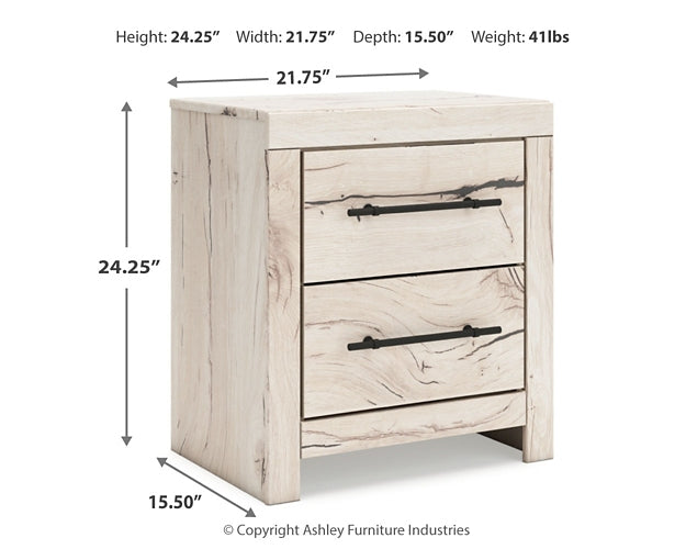 Panel Bed With Mirrored Dresser, Chest And Nightstand