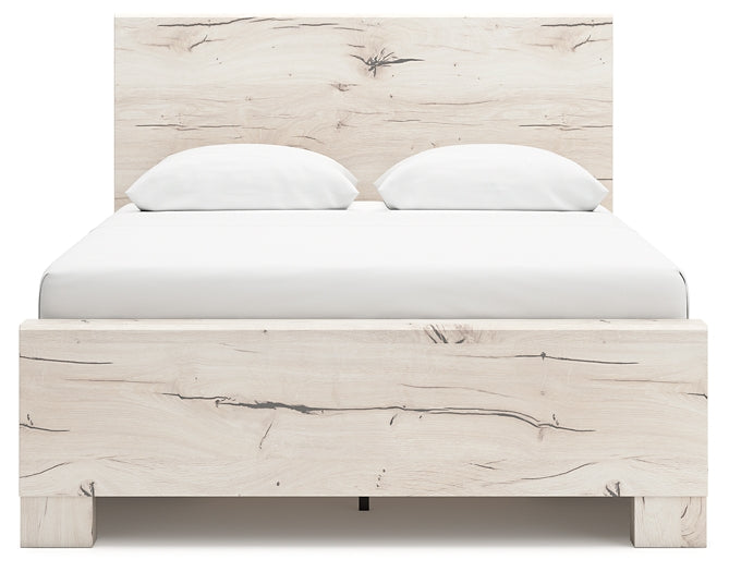 Panel Bed With Mirrored Dresser, Chest And Nightstand