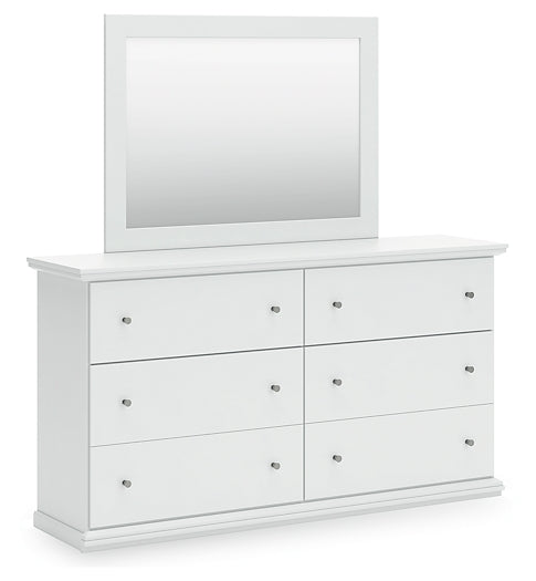 Bostwick Shoals Panel Bed With Mirrored Dresser