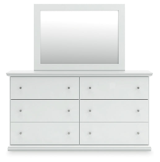 Bostwick Shoals Panel Bed With Mirrored Dresser