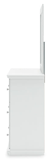 Bostwick Shoals Panel Bed With Mirrored Dresser