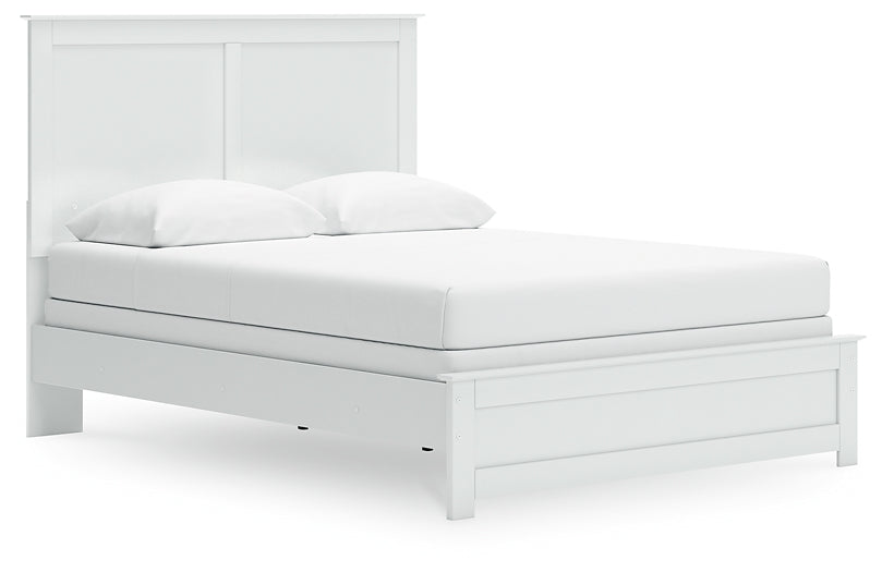 Bostwick Shoals Panel Bed With Mirrored Dresser And Chest