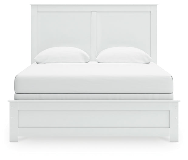 Bostwick Shoals Panel Bed With Mirrored Dresser And Chest