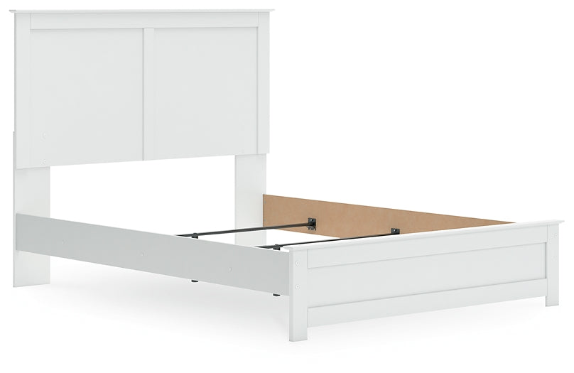 Bostwick Shoals Panel Bed With Mirrored Dresser And Chest