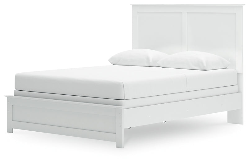 Bostwick Shoals Panel Bed With Mirrored Dresser And Chest