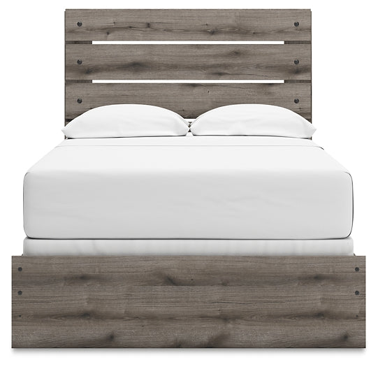 Graystorm Panel Bed With Mirrored Dresser, Chest And Nightstand