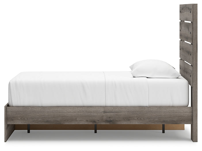 Graystorm Panel Storage Bed With Mirrored Dresser And Chest