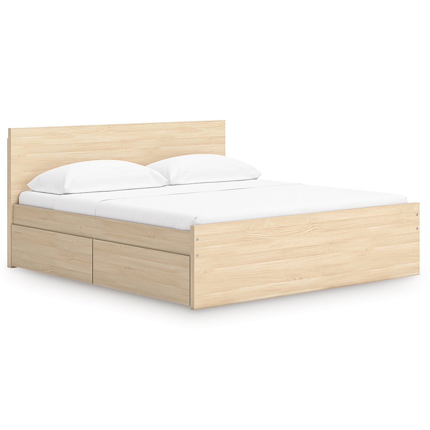 Onita Panel Platform Bed With 2 Side Storage