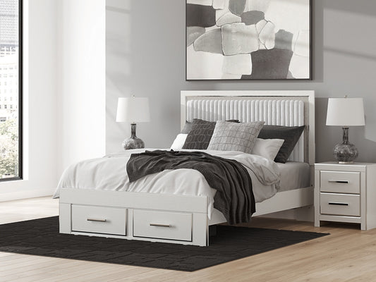 Zuraleus  Upholstered Panel Storage Bed