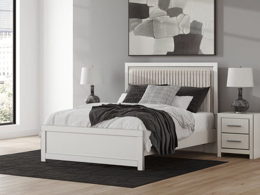 Zuraleus Upholstered Panel Platform Bed