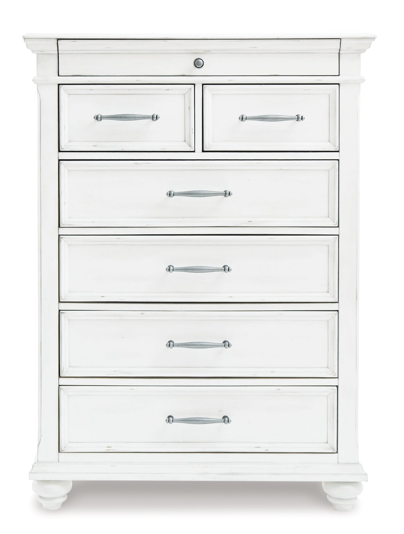 Kanwyn  Panel Bed With Storage With Mirrored Dresser, Chest And Nightstand
