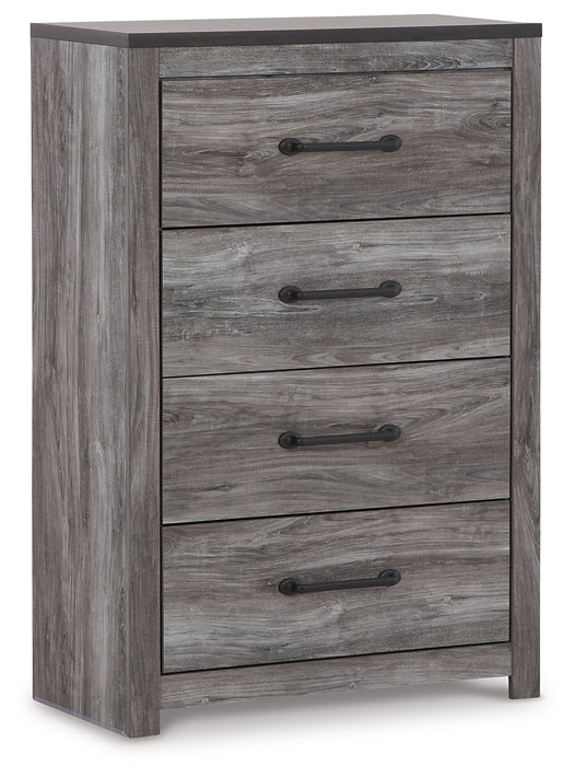 Bronyan  Panel Bed With Mirrored Dresser, Chest And Nightstand