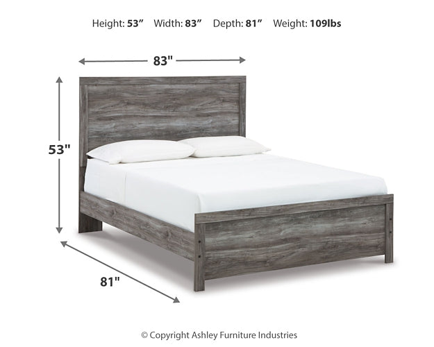 Bronyan  Panel Bed With Mirrored Dresser And Chest