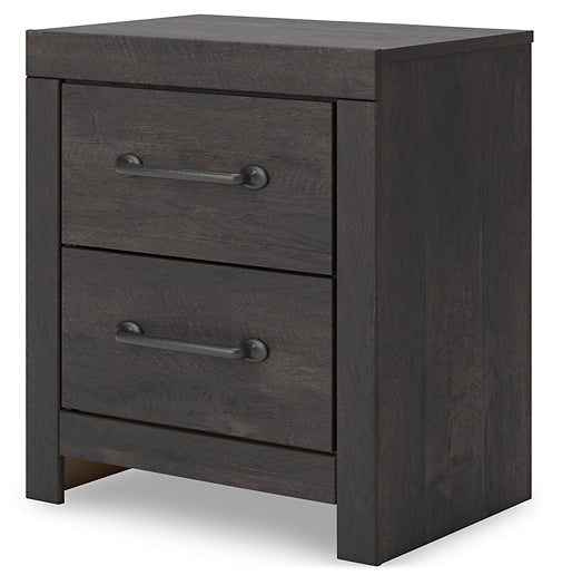 Hollivern Panel Storage Bed With Mirrored Dresser And Nightstand
