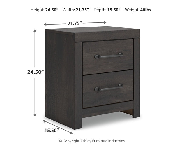 Hollivern Panel Storage Bed With Mirrored Dresser And Nightstand