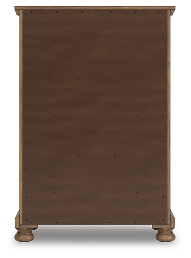 Feddinger California Storage Sleigh Bed With Mirrored Dresser, Chest And Nightstand