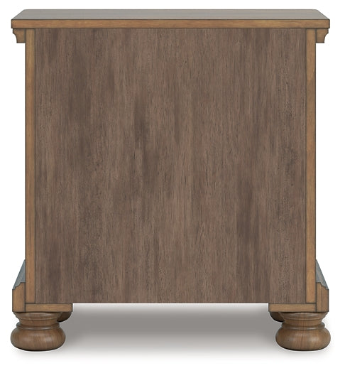 Feddinger California Storage Sleigh Bed With Mirrored Dresser, Chest And Nightstand