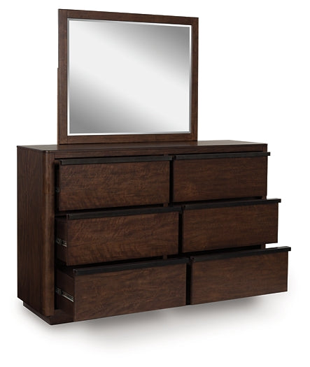 Dilenno California Canopy Bed With Mirrored Dresser, Chest And Nightstand