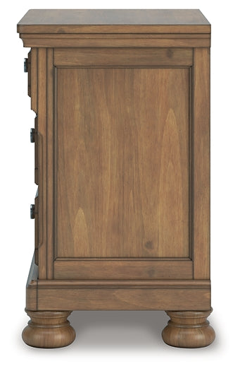 Feddinger Panel Bed With Mirrored Dresser And Nightstand