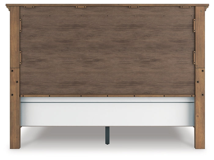 Feddinger Panel Bed With Mirrored Dresser And Chest