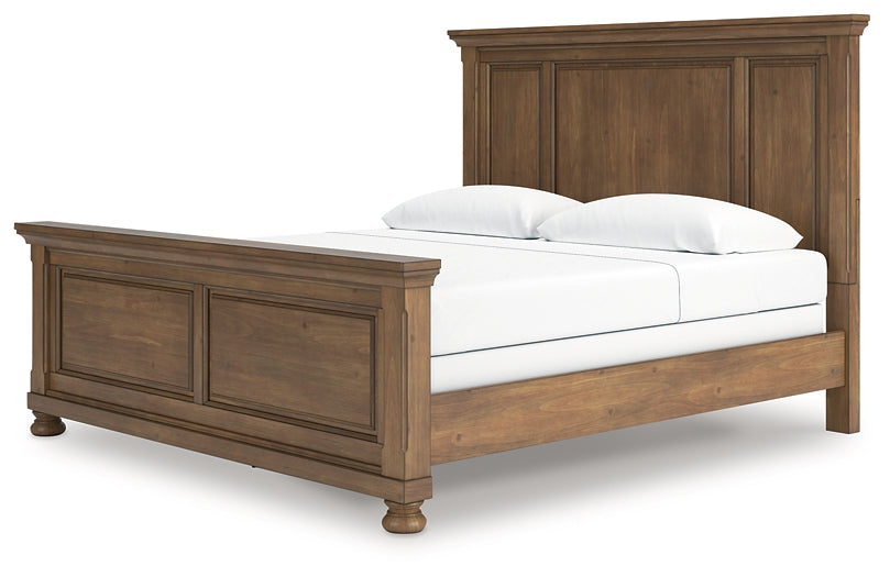 Feddinger Panel Bed With Mirrored Dresser And Chest