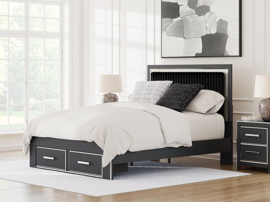 Zuraleus Upholstered Panel Storage Bed