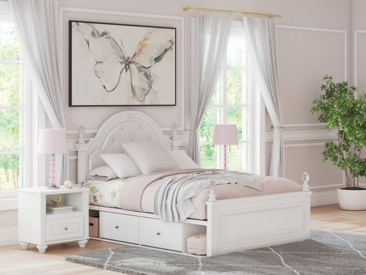 Kozlani Upholstered Panel Storage Bed