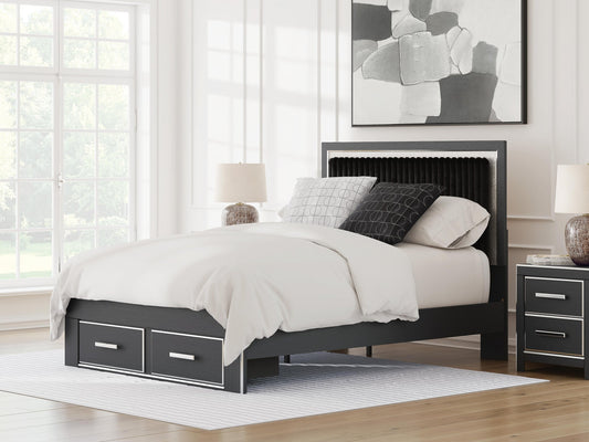 Zuraleus Upholstered Panel Storage Bed