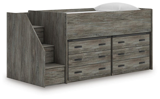 Frandern Loft Bed With Drawer Storage