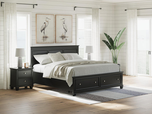 Lanolee California Panel Storage Bed