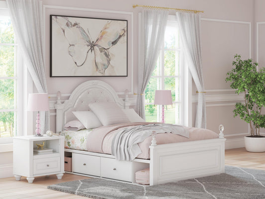 Kozlani Upholstered Panel Storage Bed