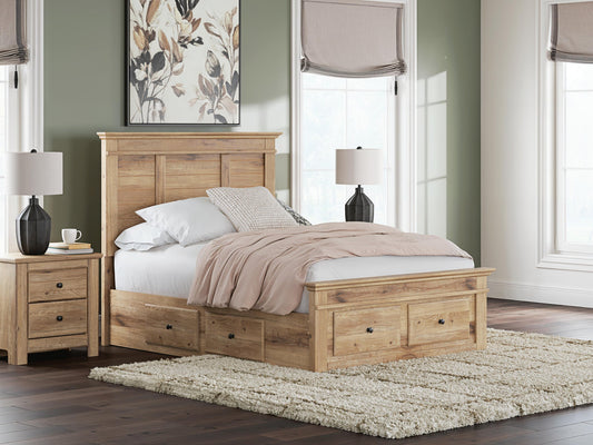Makidern Panel Storage Bed