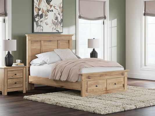 Makidern Panel Storage Bed