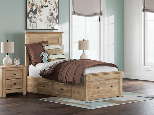 Makidern Panel Storage Bed