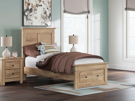 Makidern Panel Storage Bed
