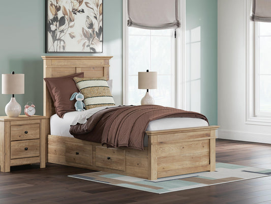 Makidern Panel Storage Bed