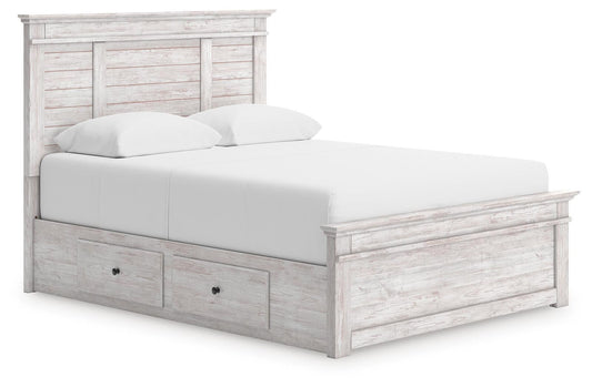 Makidern Panel Storage Bed