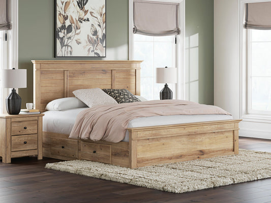 Makidern Panel Storage Bed