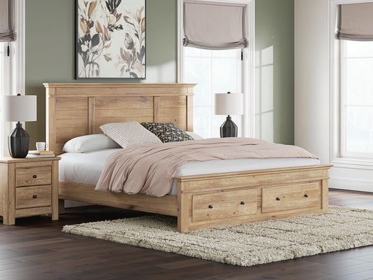 Makidern Panel Storage Bed