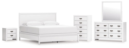 Binterglen Panel Bed, Dresser, Mirror, Chest And Nightstand