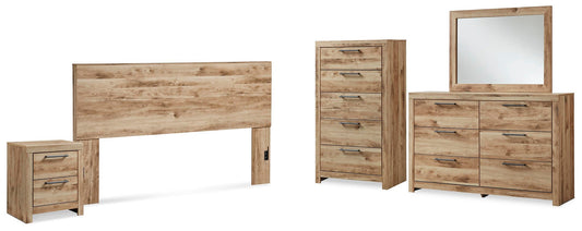 Hyanna Panel Headboard, Dresser, Mirror, Chest And Nightstand