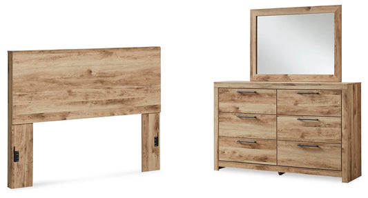 Hyanna Panel Headboard, Dresser And Mirror
