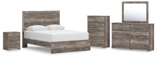Ralinksi Panel Bed, Dresser, Mirror, Chest And Nightstand