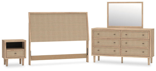 Cielden Panel Headboard, Dresser, Mirror And Nightstand