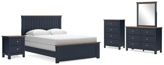 Landocken Panel Bed, Dresser, Mirror, Chest And Nightstand